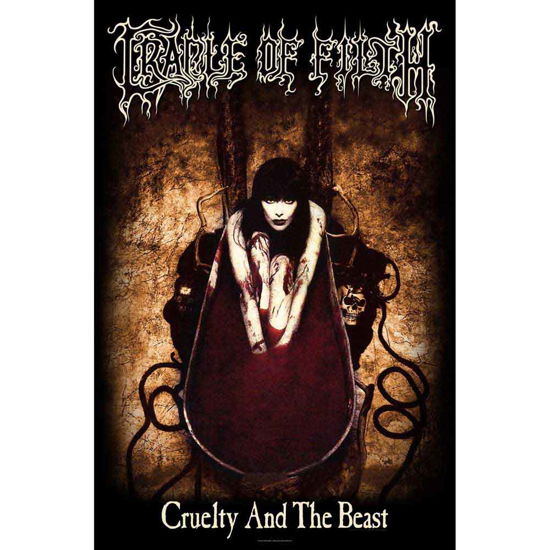 Cradle Of Filth Textile Poster: Cruelty And The Beast - Cradle Of Filth - Koopwaar -  - 5055339792251 - 