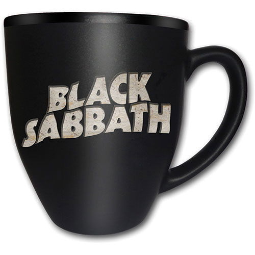 Black Sabbath Logo Matt Engraved Mug 16oz - Black Sabbath - Produtos - Bravado - 5055979910251 - 15 de abril de 2016