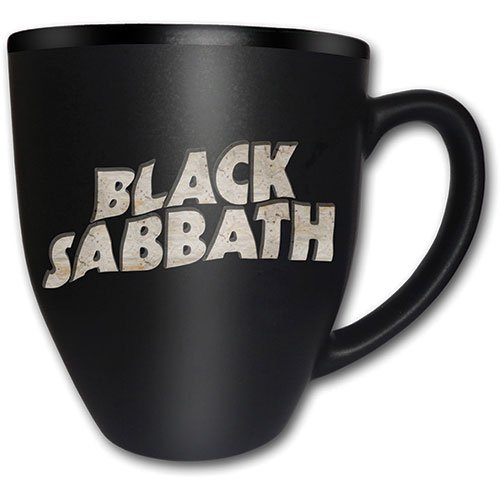 Cover for Black Sabbath · Black Sabbath Logo Matt Engraved Mug 16oz (Mug) [Black edition] (2016)