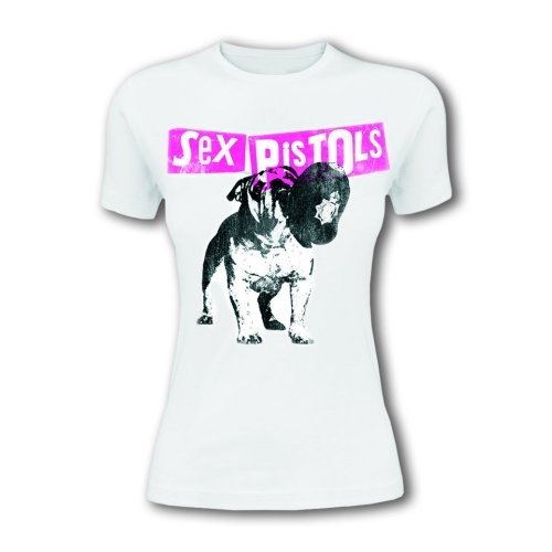 The Sex Pistols Ladies T-Shirt: Bull Dog - Sex Pistols - The - Koopwaar - Unlicensed - 5056170653251 - 
