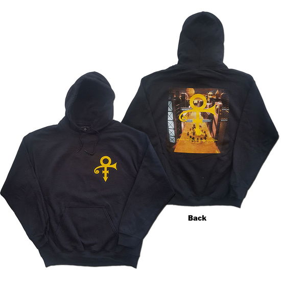 Cover for Prince · Prince Unisex Pullover Hoodie: Love Symbol (Back Print) (Hoodie) [size S] [Black - Unisex edition] (2021)