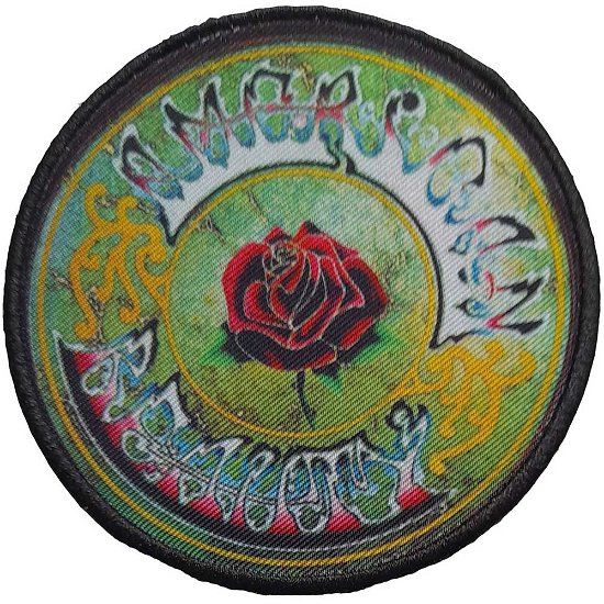 Grateful Dead Standard Printed Patch: American Beauty Circle - Grateful Dead - Merchandise -  - 5056561000251 - 