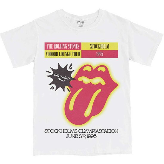 Cover for The Rolling Stones · The Rolling Stones Unisex T-Shirt: Stockholm '95 (T-shirt) [size S]