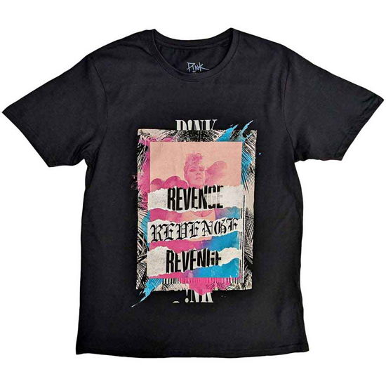 Pink Unisex T-Shirt: Revenge - Pink - Produtos -  - 5056737205251 - 