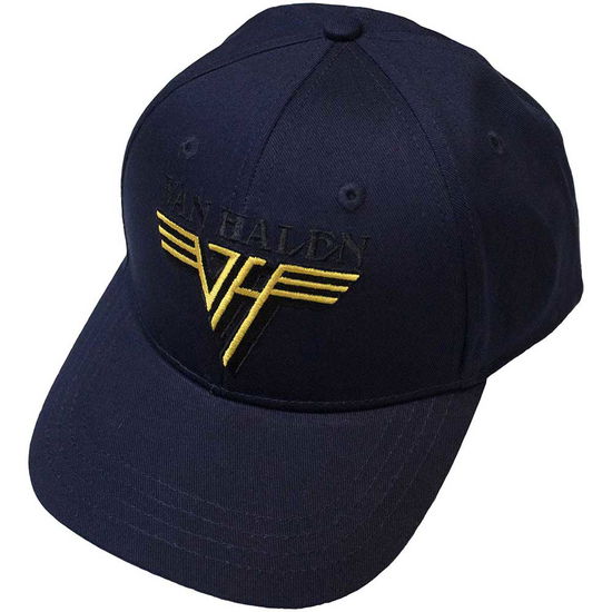 Van Halen Unisex Baseball Cap: Text & Yellow Logo - Van Halen - Merchandise -  - 5056737221251 - 