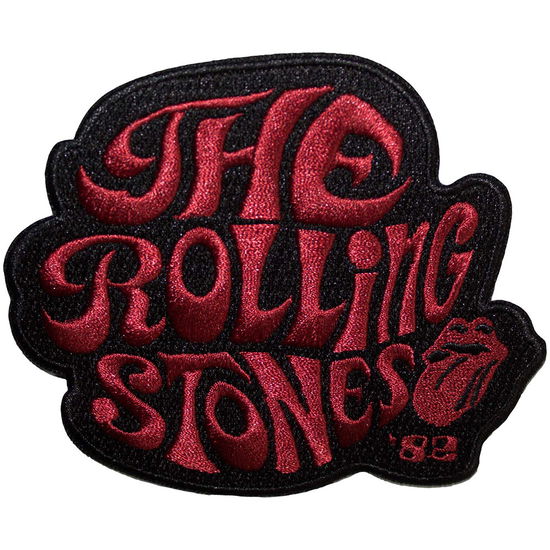 Cover for The Rolling Stones · The Rolling Stones Woven Patch: Swirl Logo '82 (Patch) (2024)