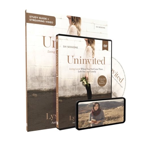 Cover for Lysa TerKeurst · Uninvited Study Guide with DVD: Living Loved When You Feel Less Than, Left Out, and Lonely (Paperback Bog) (2022)