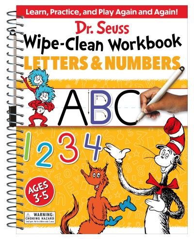 Cover for Dr. Seuss · Dr. Seuss Wipe-Clean Workbook: Letters and Numbers: Activity Workbook for Ages 3-5 - Dr. Seuss Workbooks (Paperback Bog) (2022)