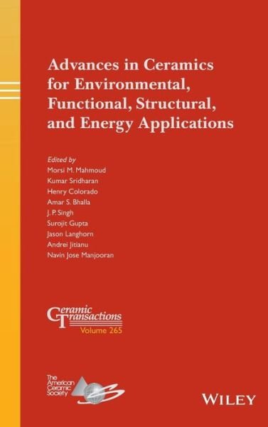 Cover for MM Mahmoud · Advances in Ceramics for Environmental, Functional, Structural, and Energy Applications - Ceramic Transactions Series (Innbunden bok) (2018)