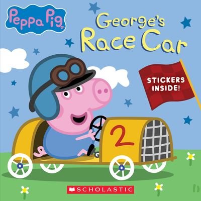 George's Race Car (Peppa Pig) (Media Tie-In) - Cala Spinner - Livros - Scholastic Inc. - 9781338768251 - 28 de setembro de 2021