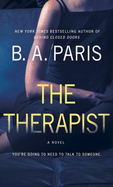 Cover for B. A. Paris · The Therapist (Hardcover Book) (2021)