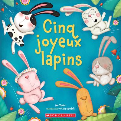 Cover for Lee Taylor · Cinq Joyeux Lapins (Paperback Book) (2021)