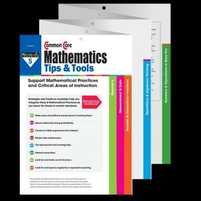 Cover for Newmark Learning · Common Core Mathematics Tips &amp; Tools Grade 5 (Paperback Book) (2019)