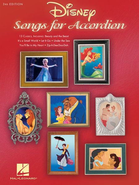 Cover for Hal Leonard Publishing Corporation · Disney Songs for Accordion: 3rd Edition - 13 Classics (Buch) (2015)