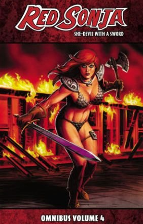 Cover for Eric Trautmann · Red Sonja: She-Devil with a Sword Omnibus Volume 4 (Paperback Bog) (2013)
