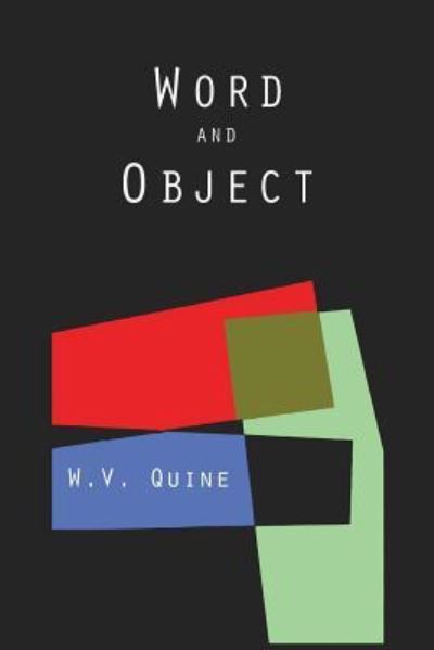 Cover for Willard van Orman Quine · Word and Object (Studies in Communication) (Paperback Book) (2013)