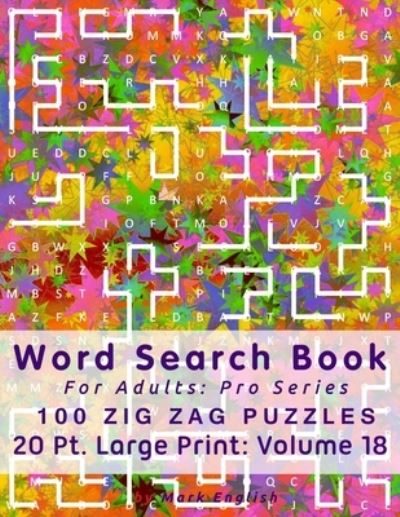 Cover for Mark English · Word Search Book For Adults (Paperback Book) (2019)