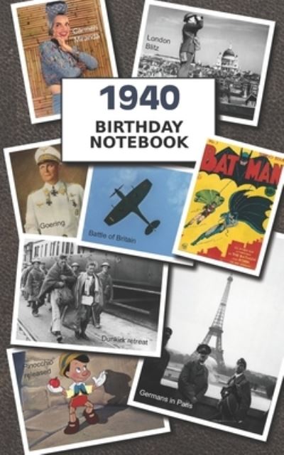 Cover for Montpelier Publishing · 1940 Birthday Notebook (Paperback Book) (2019)