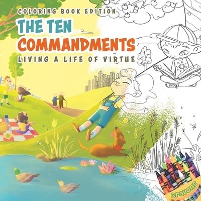 Cover for Jimmy Lynn · The Ten Commandments: Coloring Book Edition (Paperback Book) (2018)