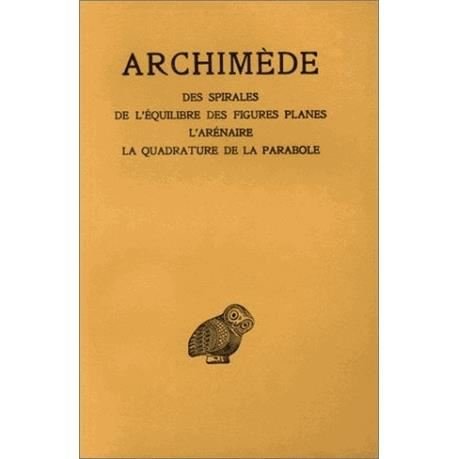 Cover for Archiméde · Oeuvres (Collection Des Universites De France Serie Grecque) (French Edition) (Paperback Book) [French edition] (1971)