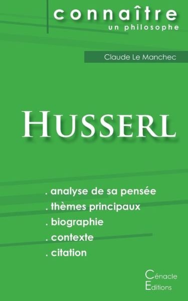 Cover for Edmund Husserl · Comprendre Husserl (analyse complete de sa pensee) (Paperback Book) (2015)