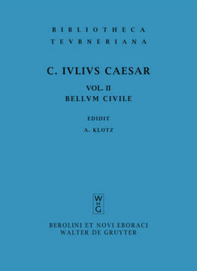 Cover for C. Julius Caesar · Commentarii belli civilis (Bok) (1992)