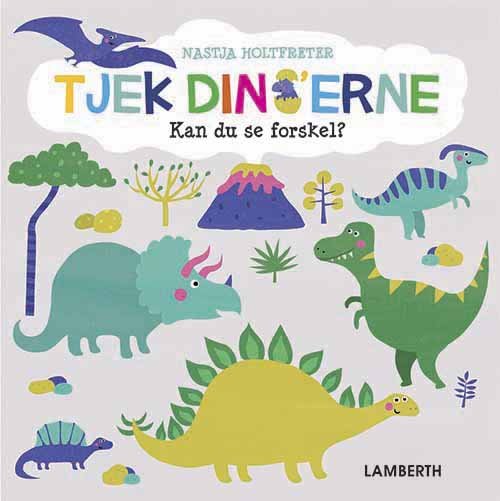 Cover for Nastja Holtfreter · Tjek dinoerne (Innbunden bok) [1. utgave] (2017)