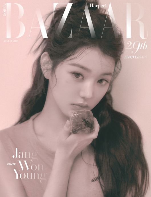 Cover for IVE (JANG WON YOUNG) · Bazaar Korea August 2025 (Magazine) [A edition] (2025)