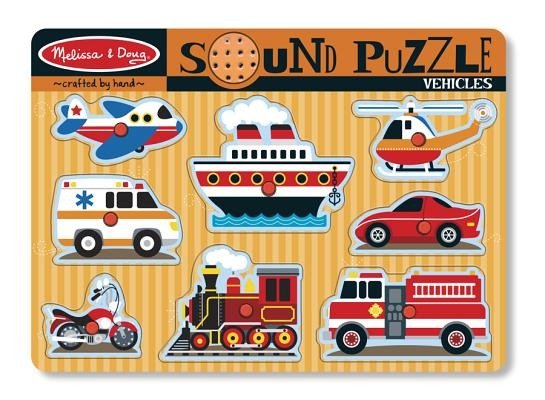 Vehicles Sound Puzzle - Melissa & Doug - Outro - Melissa & Doug - 0000772007252 - 20 de fevereiro de 2024
