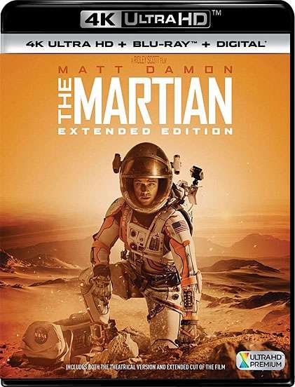 Cover for Martian (4K UHD Blu-ray) (2016)