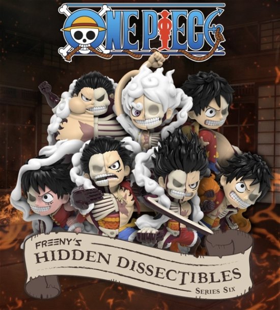 (Box Of 6 Units) Freenys Hidden Dissectibles: One Piece (Luffy Gears) - One Piece - Koopwaar - ONE PIECE - 0631978818252 - 15 december 2023