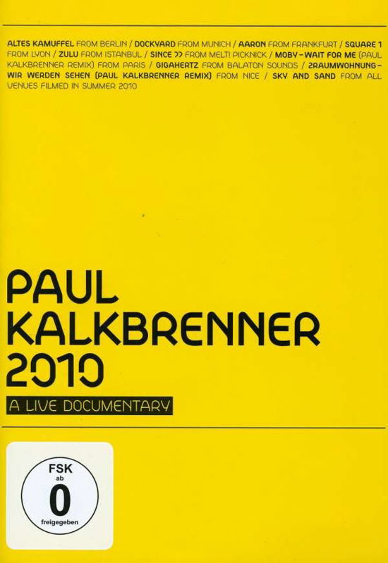 Cover for Kalkbrenner Paul · 2010 - a Live Documentary (DVD) (2010)