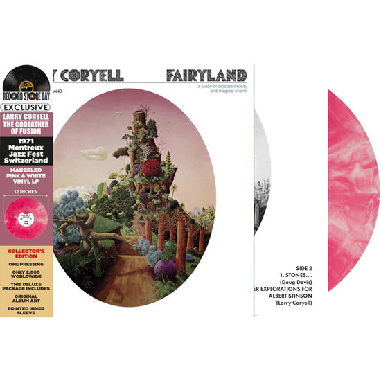 Cover for Larry Coryell · Fairyland (White / Pink Marble Vinyl) (LP) [Reissue edition] (2022)