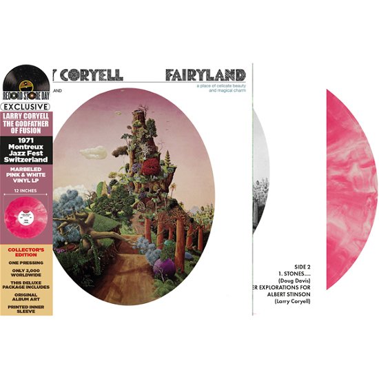 Cover for Larry Coryell · Fairyland (Pink / White Marble Vnyl) (RSD 2022) (LP) [Reissue edition] (2022)