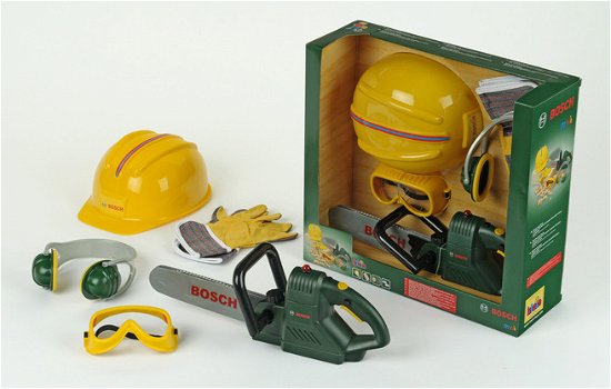 Cover for Bosch · Bosch Set with Chainsaw, Helmet, Earmuff (Toys)