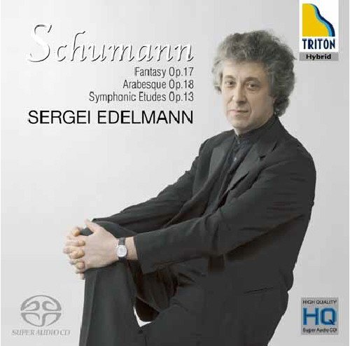 Cover for Sergei Edelmann · Schumann: Symphonic Etudes Op.13. Fantasy Op.17. Arabesque Op.18 (CD) [Japan Import edition] (2009)