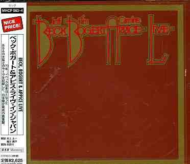 Cover for Beck, Bogert &amp; Appice · Live In Japan '73 - (CD) [Remastered edition] (2005)