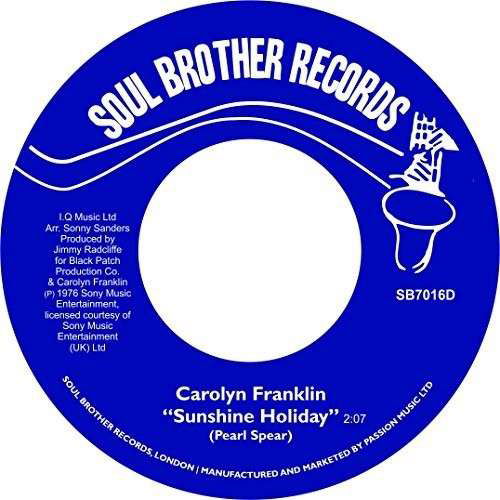 Cover for Carolyn Franklin · Sunshine Holiday / Deal With It (LP) (2014)