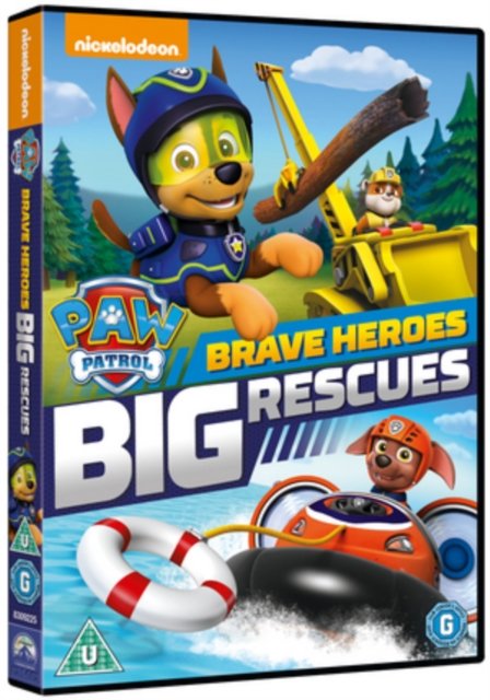 Cover for Brave Heroes Big Rescues · Paw Patrol - Brave Heroes Big Rescues (DVD) (2017)