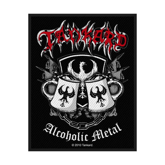 Tankard Standard Woven Patch: Alcoholic Metal - Tankard - Merchandise - PHD - 5055339724252 - 19. august 2019