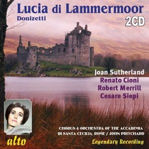 Cover for Sutherland / Cioni / Merrill Etc / Pritchard · Donizetti: Lucia Di Lammermoor (Stereo) (CD) (2014)