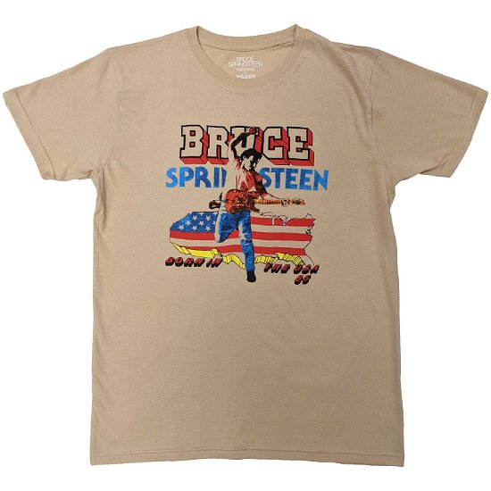 Bruce Springsteen Unisex T-Shirt: Born in The USA '85 - Bruce Springsteen - Produtos -  - 5056561074252 - 