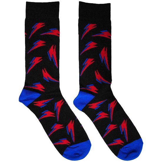 Cover for David Bowie · David Bowie Unisex Ankle Socks: Flash Pattern (UK Size 6 - 11) (Klær)