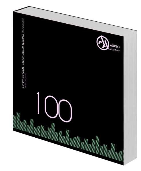 Cover for Audio Anatomy · 100 x 12&quot; PP Crystal Clear Outer Sleeves (80 micron) (OUTER SLEEVES) (2020)