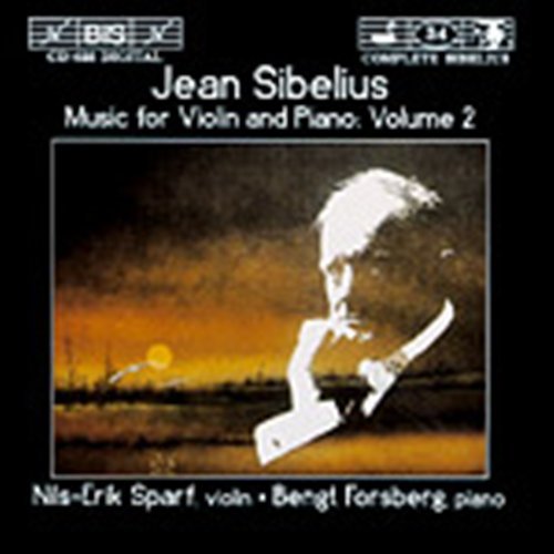 Cover for Sibelius / Forsberg · Music for Violin &amp; Piano 2 (CD) (1994)