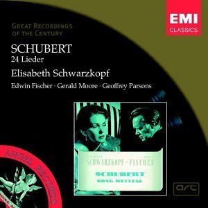 Cover for Mozart / Schubert / Schwarzkopf / Moore / Fischer · Lieder (CD) (2007)