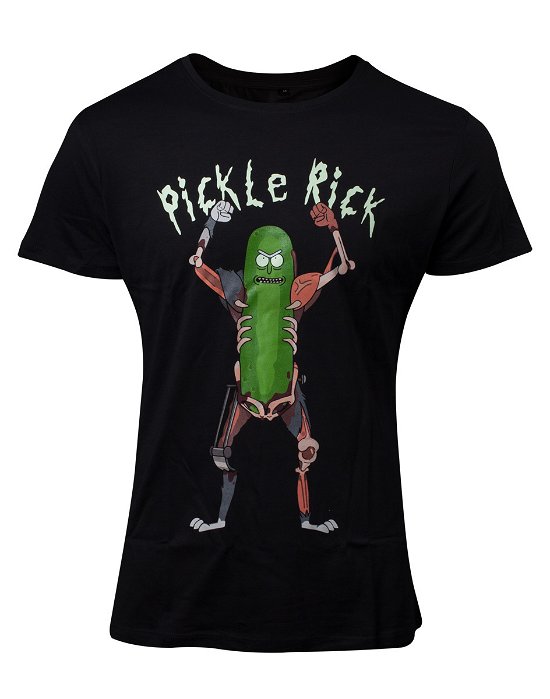 Rick And Morty: Pickle Rick Black (T-Shirt Unisex Tg. L) - Rick And Morty - Mercancía -  - 8718526237252 - 