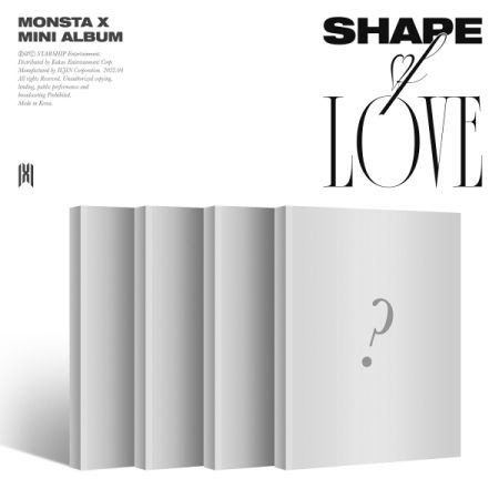 Shape Of Love - Monsta X - Musiikki - STARSHIP ENTERTAINMENT - 8804775251252 - lauantai 16. huhtikuuta 2022