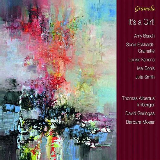 Cover for Moser,Barbara / Geringas,David / Irnberger,Thomas A. · Amy Marcy Beach / Sonia Eckhardt-Gramatte / Louise Farrenc / Melanie Helene Bonis / Julia Frances Smith: Its A Girl! Piano Trios By Female Composers (CD) (2021)