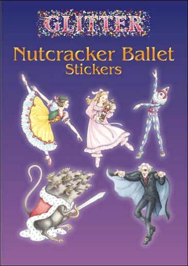 Cover for Darcy May · Glitter Nutcracker Ballet Stickers - Little Activity Books (MERCH) (2005)